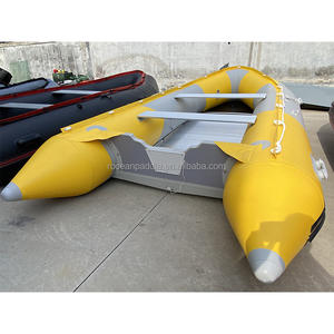 Bote Inflable Plegable Resistente de 14.1 pies, Bote de Pesca, Bote a Motor, Zodiac, Dinghy, Bote Auxiliar en Venta - Product Image 4