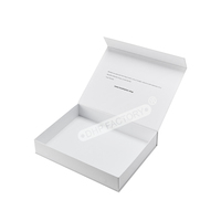 Boîte pliable en carton rigide de luxe personnalisable A4 avec fermeture magnétique Scatola Di Imballaggio Lussuosa
