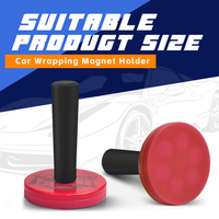 Individueller Logo-Autogriff-Magnethalter mit Silikon-Metall-Adsorptionsmatte für Vinyl-Wrap-Werkzeuge