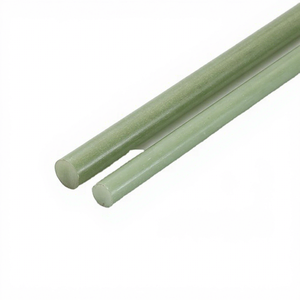 Tige ronde en fibre de verre époxy pultrudée de couleur naturelle de 6 mm à 40 mm - Product Image 1