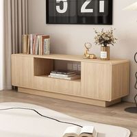 Massivholz Moderner TV-Schrank - Minimalistischer Freistehender Eckschrank mit Abgerundeten Ecken für Wohnzimmer & Schlafzimmer - Großhandel ab Werk