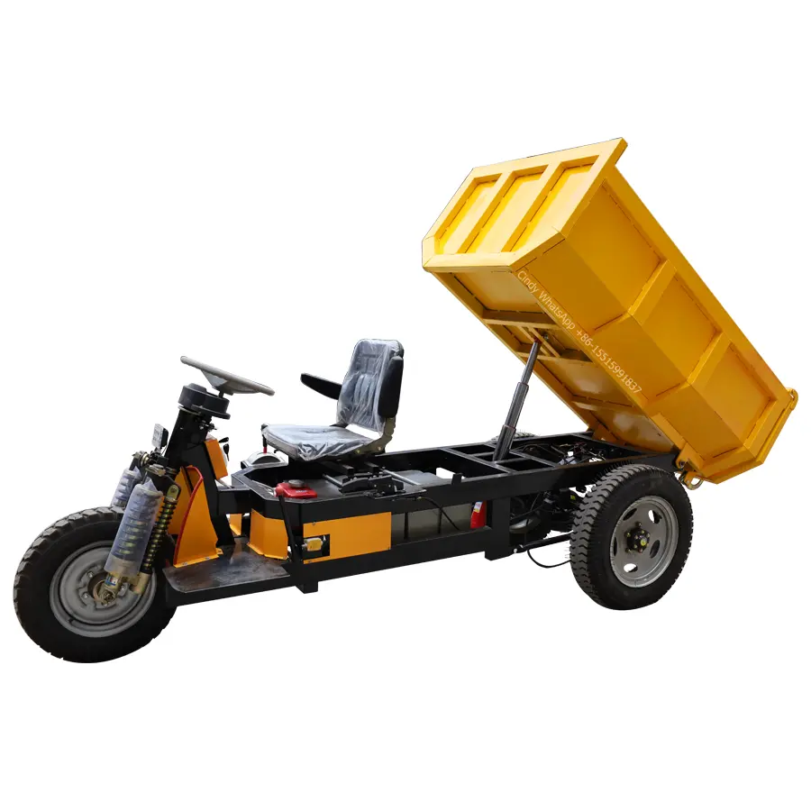 निर्माण/लघु ट्रक/हैंड पुश इलेक्ट्रिक मोटर व्हील बैरो के लिए भूमिगत खनन लोडर मशीनरी