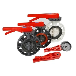 Vanne papillon manuelle de haute qualité pour irrigation compacte FRPP PPR <span class=keywords><strong>PVC</strong></span> <span class=keywords><strong>clapet</strong></span> <span class=keywords><strong>anti</strong></span>-<span class=keywords><strong>retour</strong></span> à double bride en gaufrette UPVC Swing Check - Product Image 2