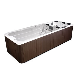 Bañera acrílica de lujo para Europa, <span class=keywords><strong>Spa</strong></span>, bañera de hidromasaje, chorros de Control puro, masaje al aire libre, Hotel moderno duradero para 4 personas - Product Image 1