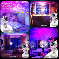 Projecteur d'Étoiles Galaxie Astronaute pour Enfants, Veilleuse Céleste avec Haut-Parleur, Lampe Projecteur Astronaute avec Télécommande