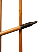 Flèches en bambou de haute qualité 85cm 5 ''plume de dinde pour le tir à l'arc AF
