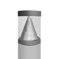 Nouvelle conception, éclairage LED de pelouse en aluminium AC étanche IP65, bande latérale décorative, lampes de jardin extérieures, corps en alliage durable, télécommande