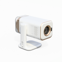 Nouveau projecteur intelligent mini portable 2026 avec support rotatif à 180 degrés, Type-C, Android 14.0, 250 ANSI, 1080P