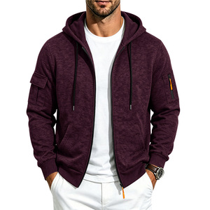 Chaquetas Casuales <span class=keywords><strong>de</strong></span> Forro Polar Resistente <span class=keywords><strong>con</strong></span> Múltiples Bolsillos, Sudaderas <span class=keywords><strong>con</strong></span> <span class=keywords><strong>Cremallera</strong></span> al por Mayor para Europa y América - Product Image 3