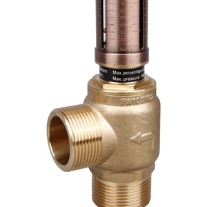 Válvula de derivación de presión diferencial para bomba de calor de aire acondicionado, de cobre, con dial visual, para uso con agua - Product Image 4