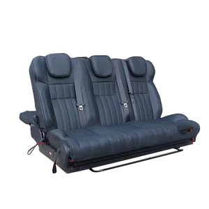 Asiento Cama de Lujo Personalizado Plegable en 3 Secciones Deslizante hacia Adelante de Cuero para Autocaravana RV MPV <span class=keywords><strong>SUV</strong></span> y Furgoneta - Product Image 4