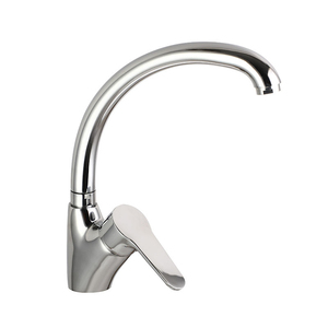 Robinet de cuisine et de lavabo moderne en laiton de haute qualité, à montage <span class=keywords><strong>sur</strong></span> plan, 1 poignée, finition chromée, eau chaude et froide, avec cartouche en céramique - Product Image 3