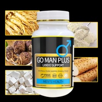 Compléments alimentaires à base de plantes Go Man Plus, capsules biologiques naturelles, vitalité masculine, stimulation de l'énergie, soutien immunitaire, pour adultes de 40 ans et plus