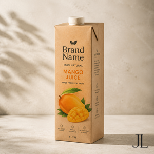Scatole in Carta Kraft Personalizzate con Logo per Liquidi, Imballaggio Assettico Ecologico per Bevande e Succhi, Distribuzione al Dettaglio - Product Image 1