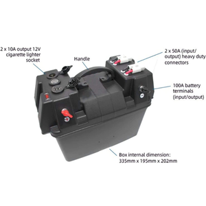 March <span class=keywords><strong>Expo</strong></span> – boîte de batterie Portable 24V, 50ah, 12V, pour l'extérieur, 75ah, boîte de batterie pour véhicule - Product Image 4