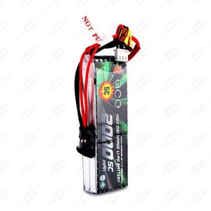 Batterie Lipo Gens Ace 2000mAh 2S 3S 5C Prise Futaba EHR Contrôleur de vol Flysky Émetteur-récepteur RC 140g Moule privé - Product Image 4