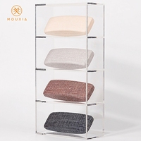 Étui à lunettes rigide ovale à texture croisée tissée, boîte de rangement pour lunettes de soleil avec logo personnalisé, vente en gros