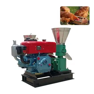 Animal Fish Feed Wood Pellet Mill Processing Poultry Chicken Other Farm Making Machines For Manufacturing Plant