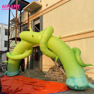 Arco Inflable Decorativo con Diseño de Plantas Verdes - Product Image 4