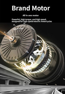 Motocicleta Eléctrica Deportiva Modelo 2026, 3000W, E-Moto para Adultos, Alta Velocidad, con Frenos de Disco Dobles - Product Image 6
