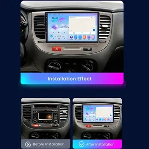 Radio de Coche Android para Kia RIO 2 2005-2011, Reproductor Multimedia Carplay, Reproductor de Video 2din, Estéreo para Auto, Unidad Principal de Audio, Navegación GPS de 9 Pulgadas - Product Image 2