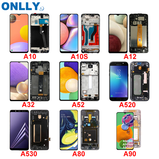 LCD Display for Samsung A16 A15 A14 A13 A20 A21S A05 A06 Touch Screen for Galaxy A30 A32 A52 A70 A72 Pantalla Ekran LCD Screen