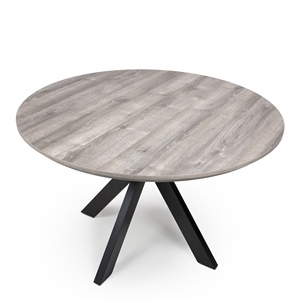 <span class=keywords><strong>Mesa</strong></span> de comedor redonda de madera MDF, <span class=keywords><strong>mesa</strong></span> de centro de salón de cocina, <span class=keywords><strong>patas</strong></span> de Metal Industrial - Product Image 3