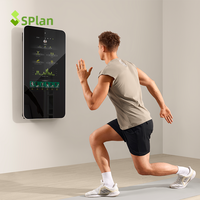 SPlan Modelo Y, Gimnasio Digital Inteligente Todo en Uno Unisex para el Hogar, con Pila de Pesas de 100 kg y Pantalla Táctil de 24 Pulgadas