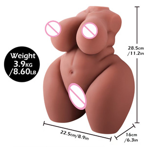 Jouets de masturbation anale en TPE de qualité supérieure, vagin réaliste, double trou, godet de masturbation pour homme, 100% étanche, pour hommes - Product Image 1