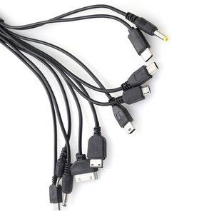 Câble USB 10 en 1 multifonction <span class=keywords><strong>pour</strong></span> téléphone, câble de charge USB, connecteur, fil <span class=keywords><strong>pour</strong></span> Samsung, Sony, <span class=keywords><strong>iPod</strong></span>, LG, Motorola - Product Image 3