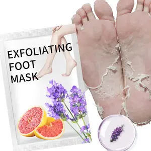 Lavanda esfoliante peeling maschera per il piede pelatura maschera masque pedicure pack idratante rimozione calli piedi pelare maschera