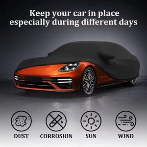 Housses de voiture universelles en tissu extensible, protection spéciale contre la poussière et le soleil pour l'intérieur, logo personnalisé disponible - Product Image 5