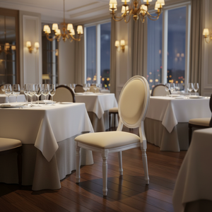 Silla de Aluminio de una Pieza para Eventos, Silla de Comedor para Hotel, Apartamento, Exterior, Duradera y Moderna - Product Image 1