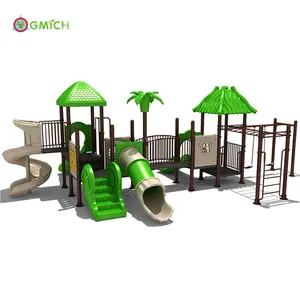 Plástico slides para crianças ao ar livre playground equipamentos combinação exterior slide
