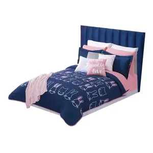 Edredón Ligero Concord Quilts Bunny Blue, Tamaño Doble, Ropa de Cama de Verano, Relleno de Poliéster, Lavable a Máquina - Product Image 1