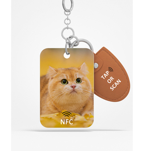 NFC thông minh Pet ID tag <span class=keywords><strong>QR</strong></span> mã Dog Cat tag thông minh <span class=keywords><strong>QR</strong></span> Pet tag Móc chìa khóa với mã <span class=keywords><strong>QR</strong></span> và thông tin vật nuôi - Product Image 4