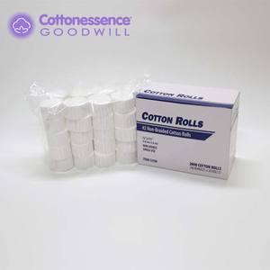 Rotoli di <span class=keywords><strong>Cotone</strong></span> Chirurgico Dentale Personalizzati Non Sterili Idrofilici Assorbenti Certificati CE Bianchi Misure 11x11mm 15x15mm 25x25mm - Product Image 4