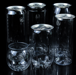 500ml rõ ràng rỗng Chai PET rõ ràng Chai PET với nắp nhôm 500ml nước trái cây Cola mềm đồ uống - Product Image 5