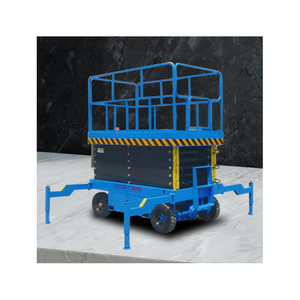 Plataforma Elevadora Eléctrica Pequeña, Autopropulsada, Tipo Tijera, Hidráulica, Escalera Aérea, Camión Elevador para Construcción - Product Image 6