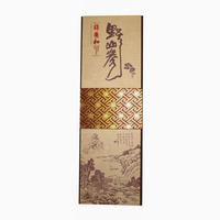 Boîte cadeau rigide personnalisée, impression UV dorée, papier enduit biodégradable, emballage de luxe, boîte cadeau en carton rigide personnalisée