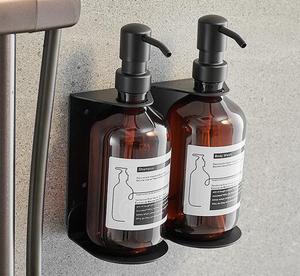 Chất lượng cao tường thép không gỉ gắn kết dầu gội đầu khách sạn ba xà phòng Dispenser chai gel tắm container với SUS chủ - Product Image 4