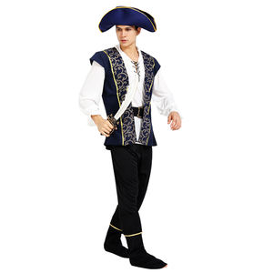 Disfraz de <span class=keywords><strong>Pirata</strong></span> Bucanero Unisex para Adultos, para Cosplay de Películas y Televisión, Fiesta de Halloween, con Pantalones con Estampado de Personajes, Vestido para <span class=keywords><strong>Mujer</strong></span> - Product Image 4