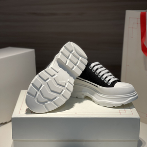 2026 Trending Genuine Leather Lace up <b>Slip</b> <b>on</b> Casual Shoes Women's and Men's Thick Sole Fashion <b>Sneakers</b> Skateboard Shoes - Product Image 5