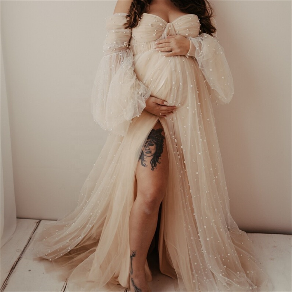 knee length dresses for ladies Pinkblush Lavender Chiffon Maternity Dress main image 0