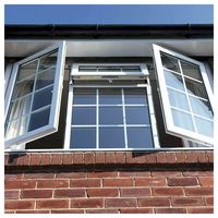 Fenêtre à auvent en PVC Prima Postmodern, résistante au vent, extrudée, pour cour extérieure, maison d'hôtes, certifiée Energy Star