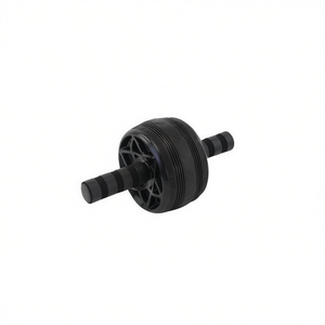 Roue noire à roulement unique pour rouleaux abdominaux pour les entraînements abdominaux - Product Image 1