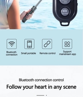 Tombol Kamera Eksternal Roller Release ab Kontrol Selfie Nirkabel Remote Shutter Kamera Ponsel untuk iPhone dan Android