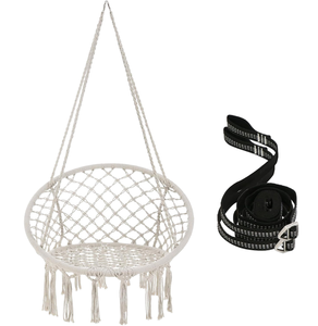 Queenknow - Juego de Dos Correas para Hamaca de Diseño Tradicional, Resistentes y Ajustables para Muebles de Exterior - Product Image 1