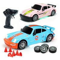 Voiture de course RC 4x4 rapide avec éclairage simulé, échelle 1/20, 4 canaux, radiocommandée 2,4 GHz, pour drift, vente en gros