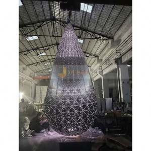 Escultura Art Deco de Acero Inoxidable Personalizada de Primera Calidad ANW9840, Mejora el Impacto Visual Arquitectónico, Hecha en China para Aniversario - Product Image 1